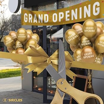Amazon.com: SIRCLES Grand Opening Ribbon Cutting Ceremony Kit - 25