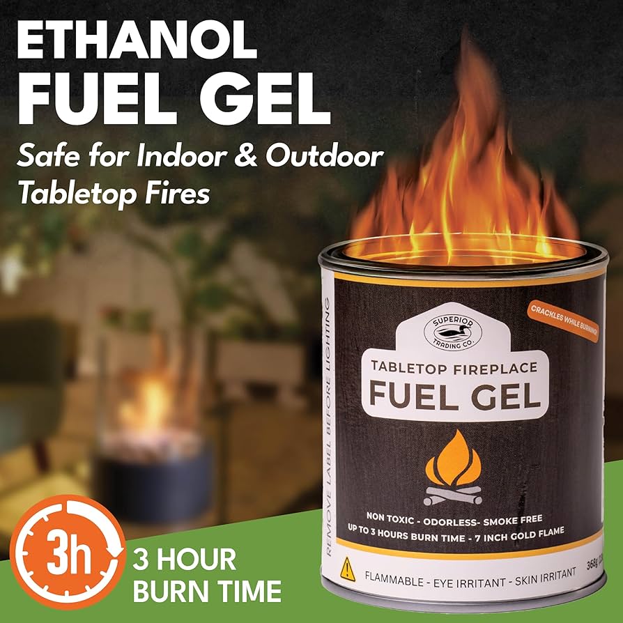 Amazon.com: Superior Trading Co. Real Flame Gel Fuel Cans for