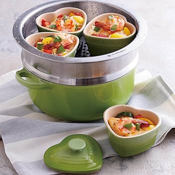 Amazon｜ル・クルーゼ(Le Creuset) 鋳物ホーロー鍋専用スチーマー