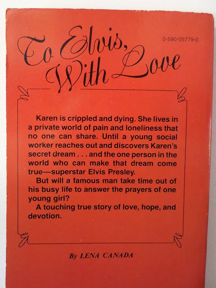 エルヴィス ラスト・レター TO ELVIS, WITH LOVE To Elvis With Love