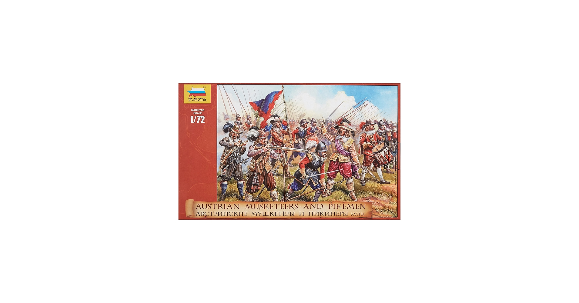 Amazon.com: 1/72 Austrian Musketeers and Pikemen 17th Century