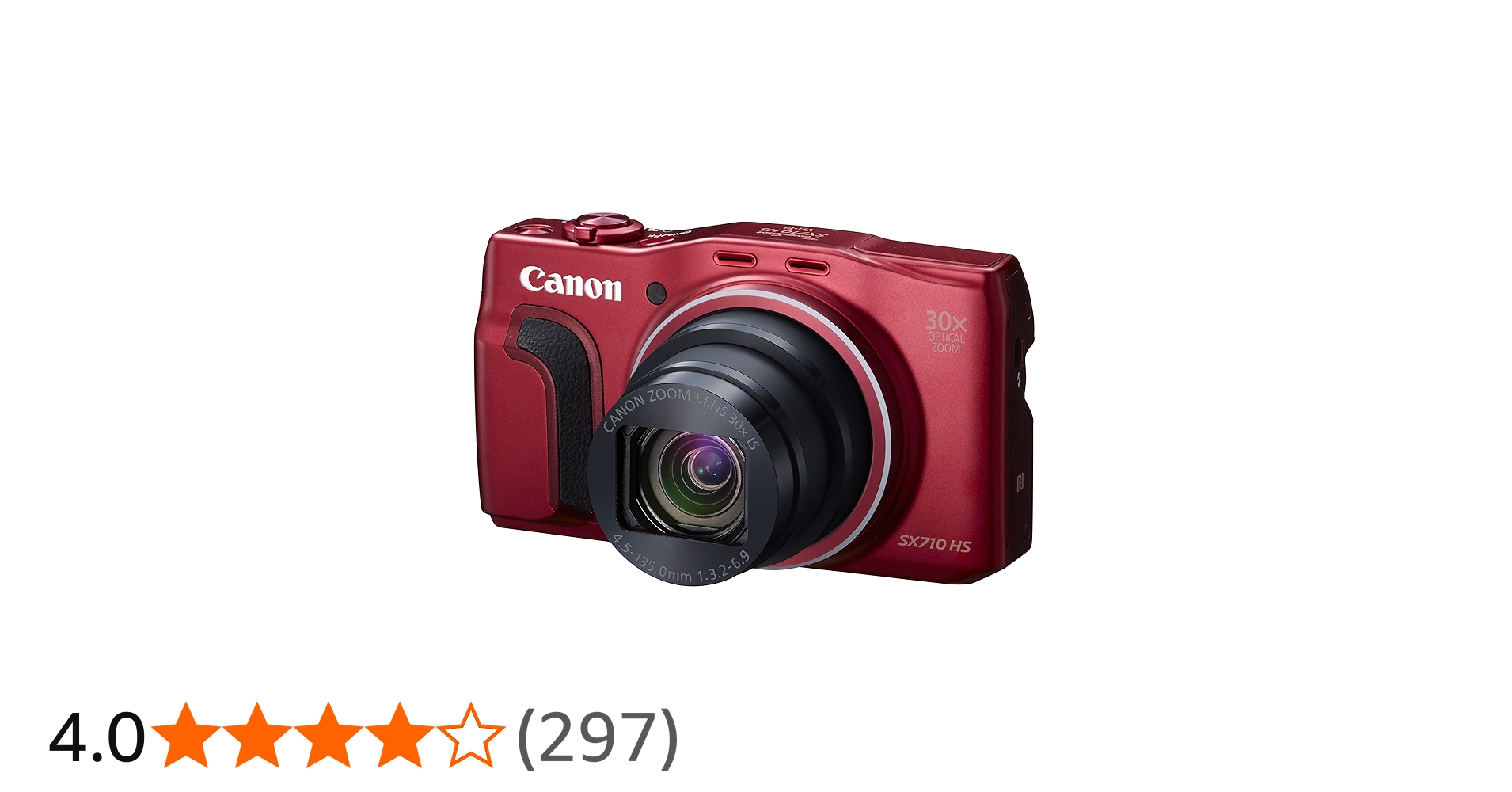 Amazon | Canon デジタルカメラ PowerShot SX710 HS レッド 光学30倍