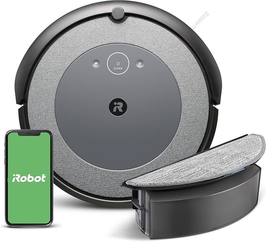 Amazon.com - iRobot Roomba Combo i5 Robot Vacuum & Mop - Clean by
