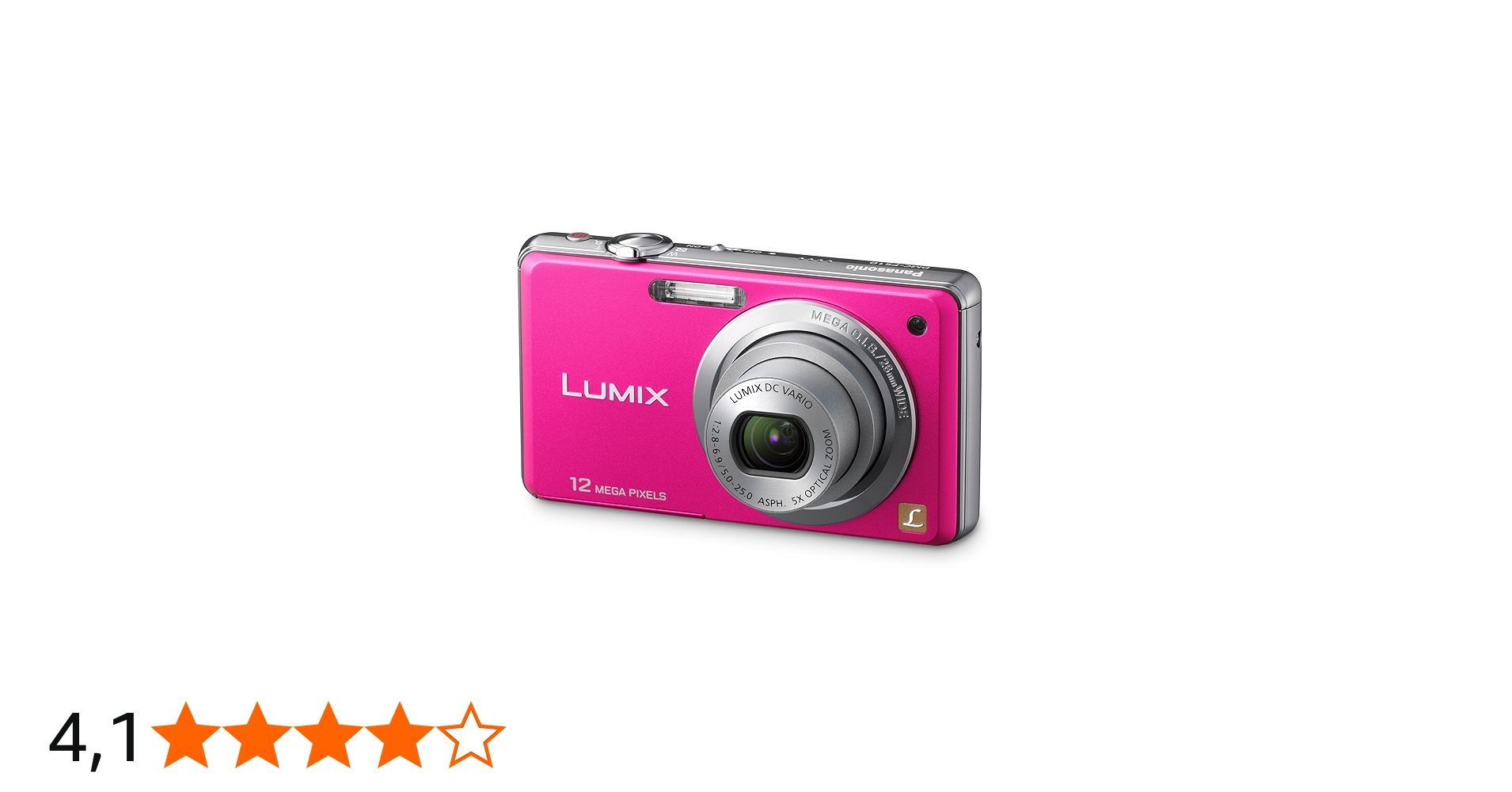 Panasonic Lumix DMC-FS10EG dijital kamera (12 Megapixel, 5-kat opt