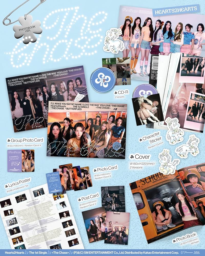 Amazon.com: Hearts2Hearts The Chase [ Photobook Ver. ] 1st Single