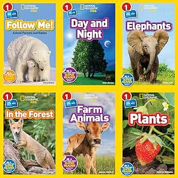 National Geographic Kids Six Book Set : Farm Animals, Plants, In