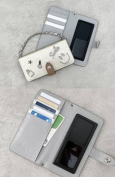 Amazon.co.jp: [サロンドアルファード] 手帳型スマホケース 多機種対応