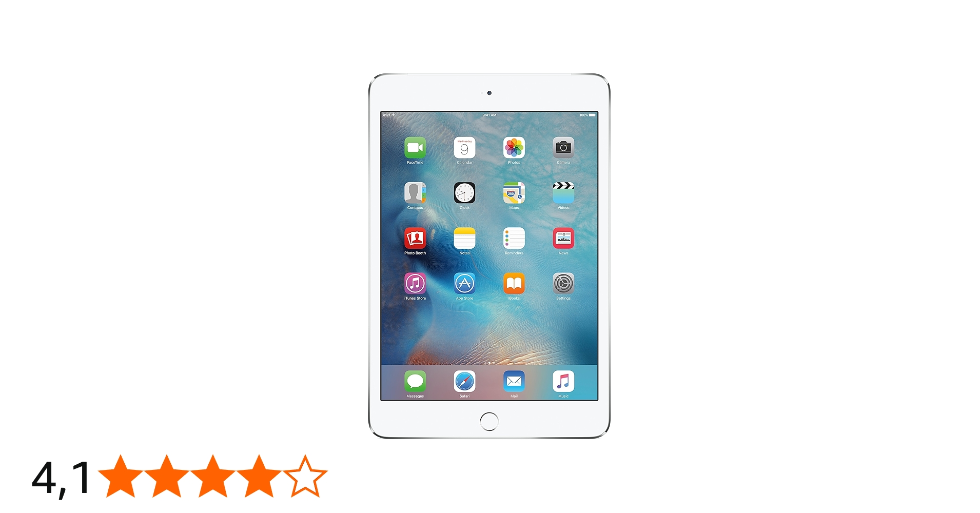Apple iPad Mini 4, 64 GB, Prata - WiFi + Celular (Renovado