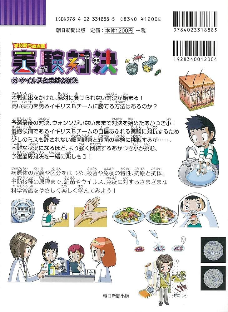 学校勝ちぬき戦 実験対決 33 『ウイルスと免疫の対決』 (実験対決