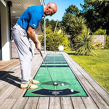 Amazon | WELLPUTT ゴルフパッティングトレーニングマット 26フィート