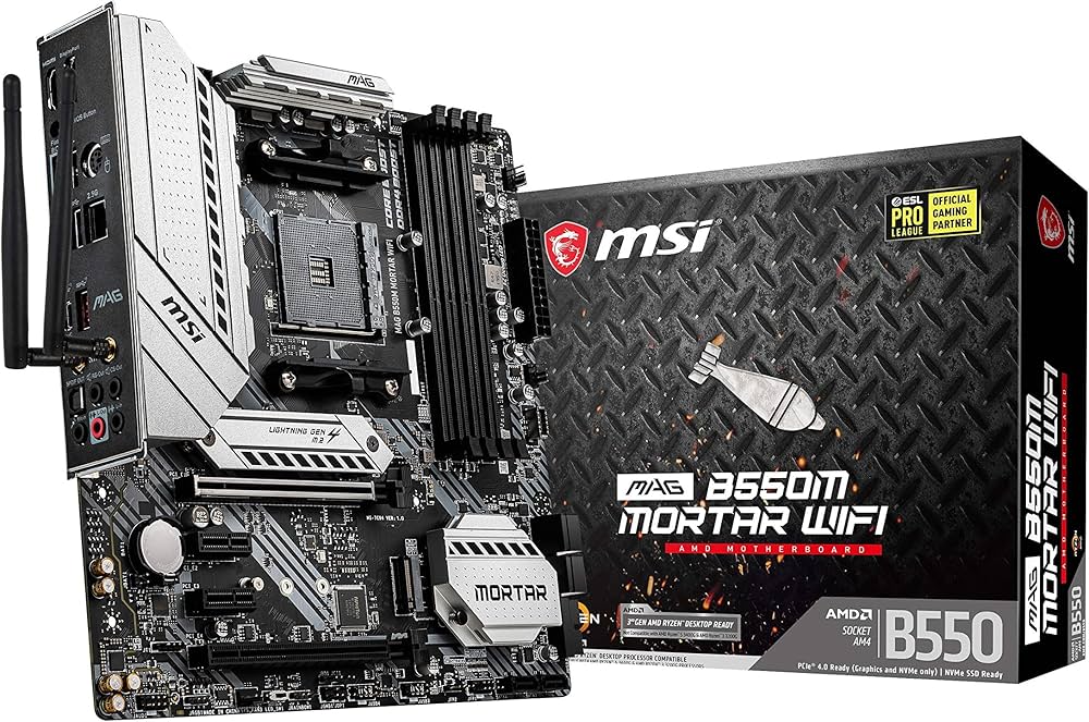 Amazon | MSI MAG B550M MORTAR WIFI マザーボード MicroATX [AMD B550