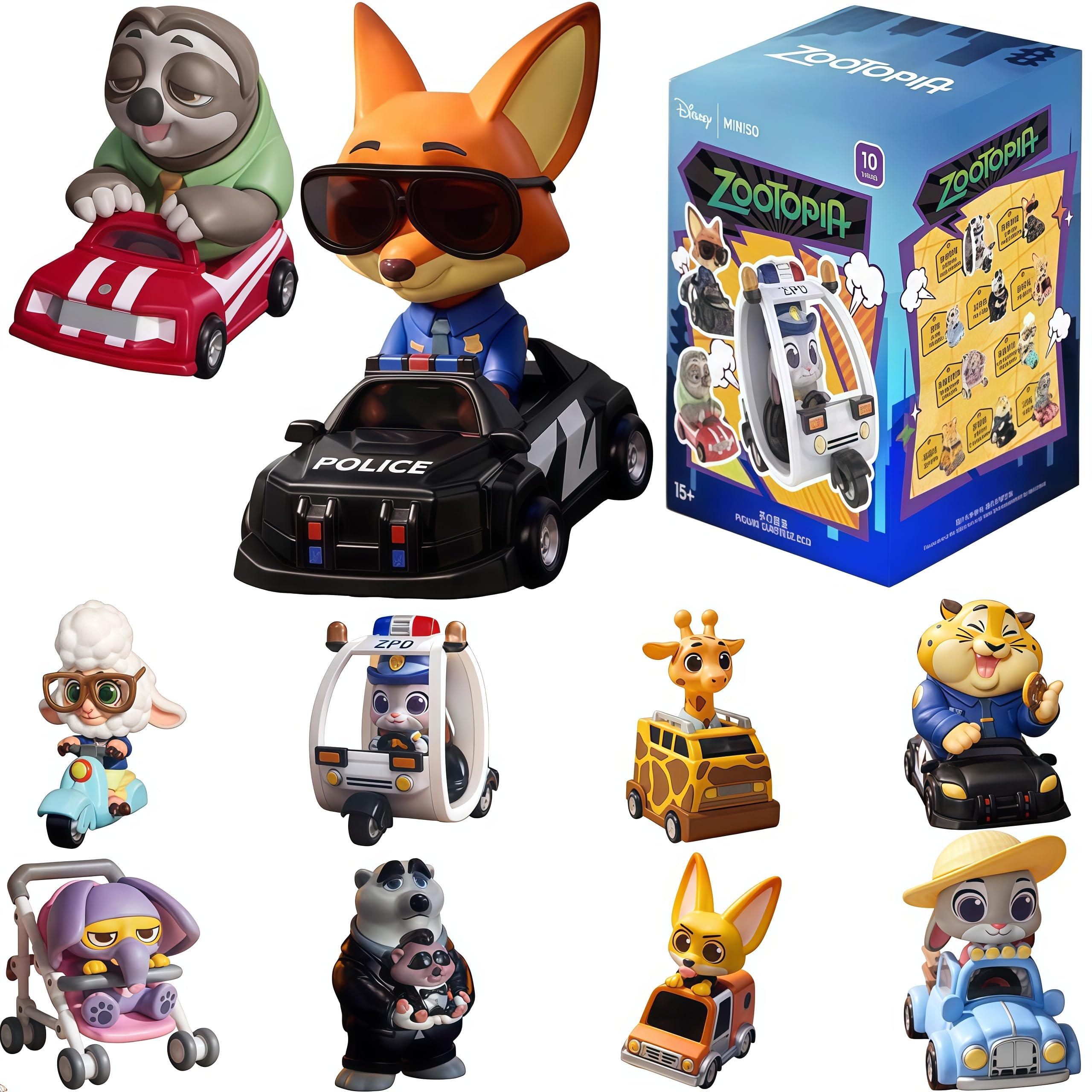 Amazon.com: MINISO Zootopia Dudu Travel Series Blind Box Cute