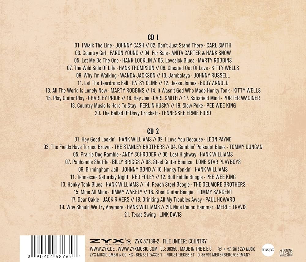 Country & Western Classic Hits: Various Artists: Amazon.ca: Music