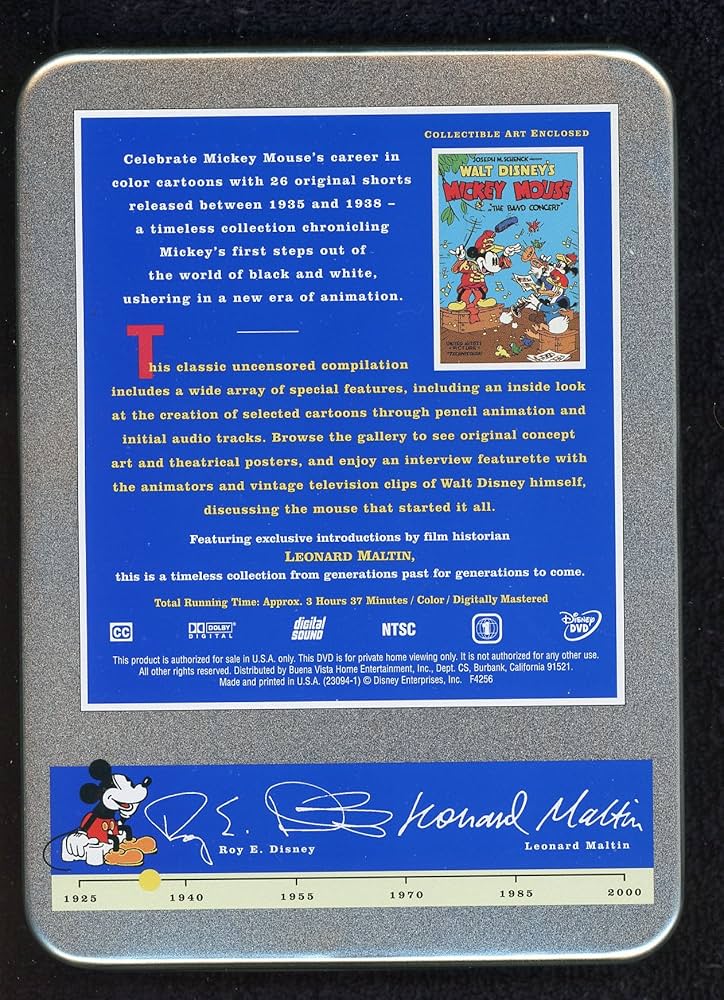 Amazon.com: Walt Disney Treasures - Mickey Mouse in Living Color