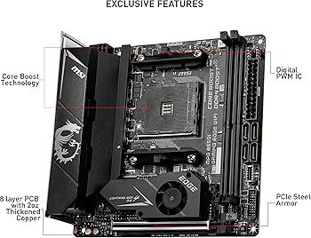 Amazon.com: MSI MPG B550I Gaming Edge WiFi Gaming Motherboard (AMD