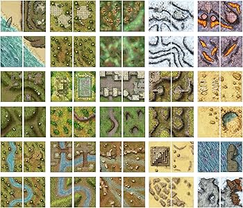 Amazon.com: Giant Book of Battle Mats Wilds, Wrecks & Ruins by