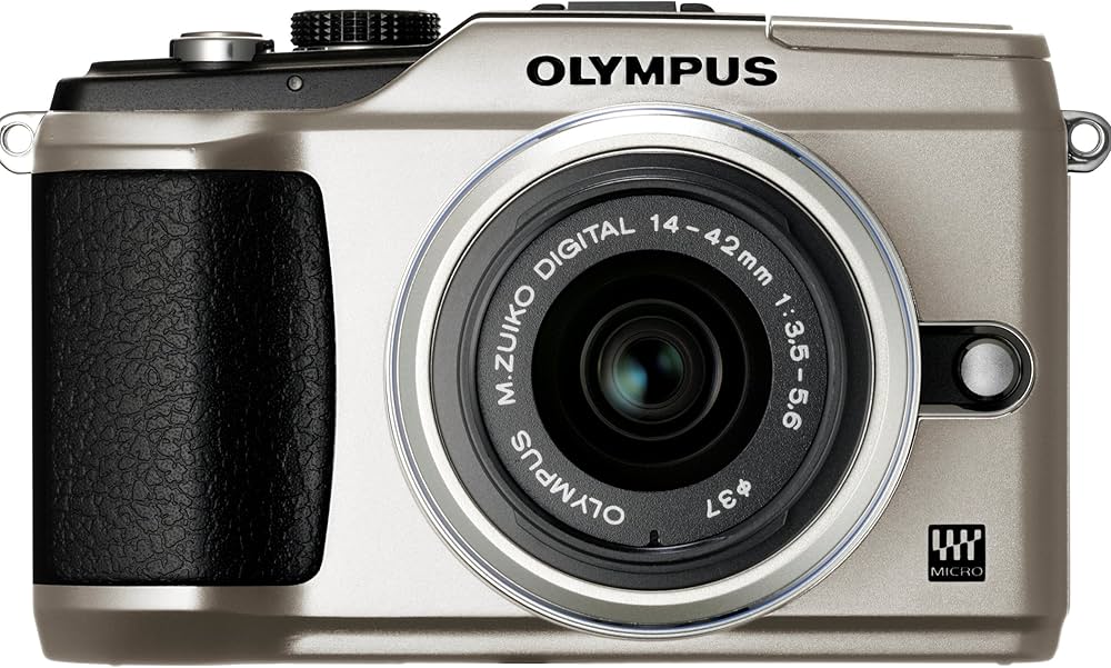 Amazon | OLYMPUS ミラーレス一眼 E-PL2 レンズキット ゴールド E-PL2