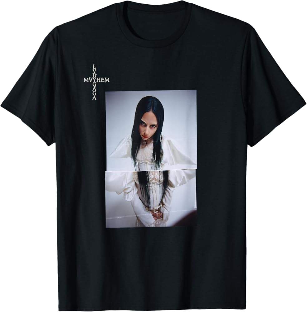 Amazon | レディー・ガガの公式メイヘム写真 Tシャツ | Tシャツ