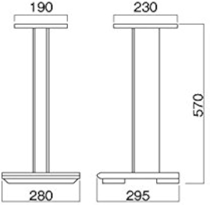 Amazon | ハヤミ工産【TIMEZ】NRシリーズ 小型スピーカースタンド ハイ