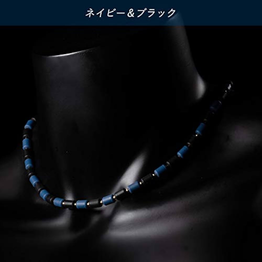 Amazon | クリオ インパルス ネックレス （シルバータイプ） ネイビー