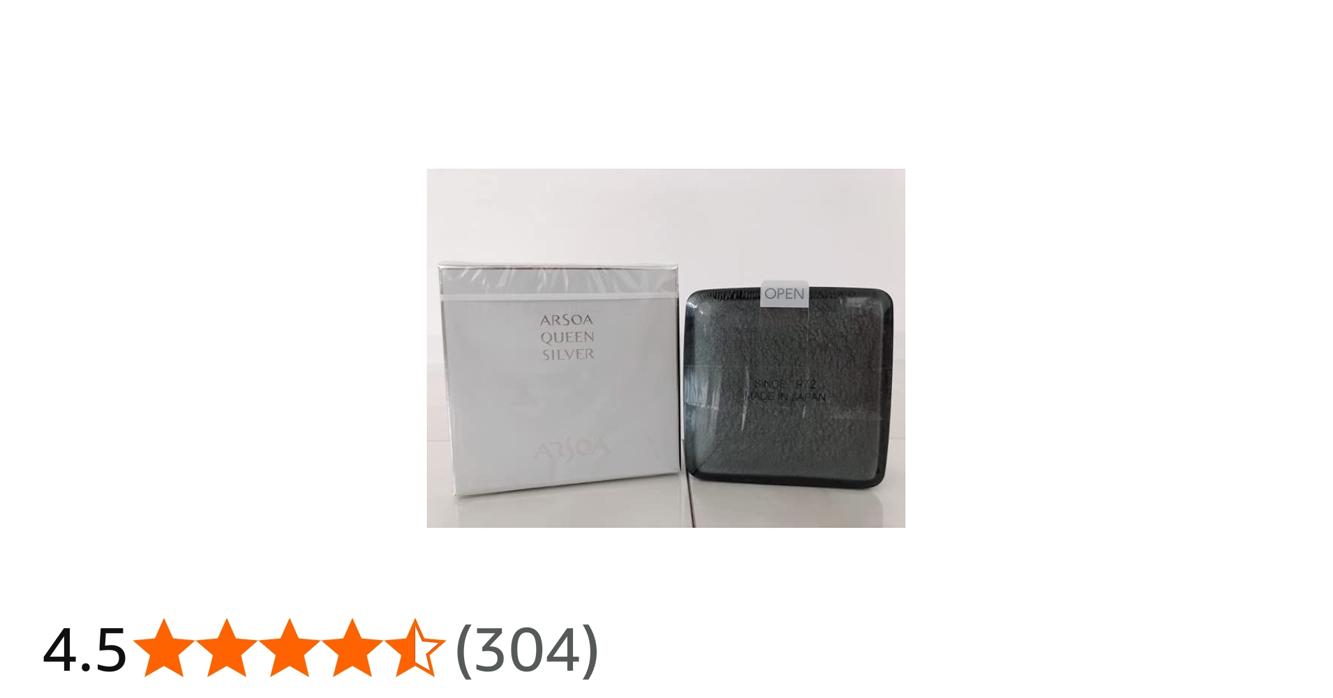 Amazon | アルソア ARSOA クイーンシルバー 135g 洗顔石けん