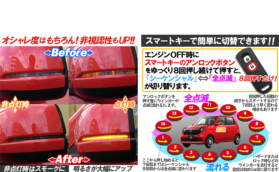 Amazon | エンラージ商事 N-BOXカスタム JF3 JF4 JF5JF6 N-WGN