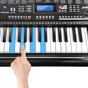 Amazon.co.jp: 【期間限定割引】Moukey 54鍵盤 電子キーボード 350種類