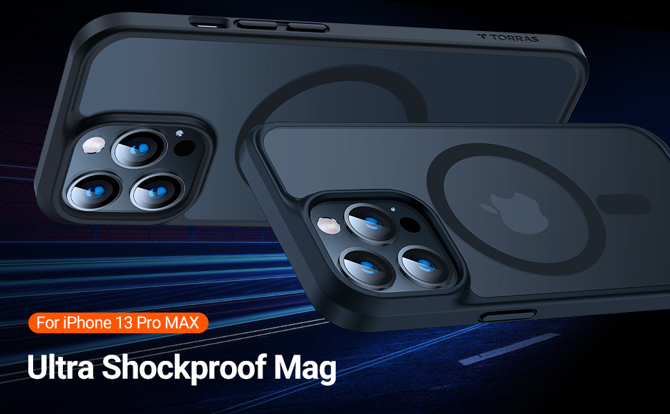 Amazon.com: TORRAS for iPhone 13 Pro Max Case [Fit for MagSafe