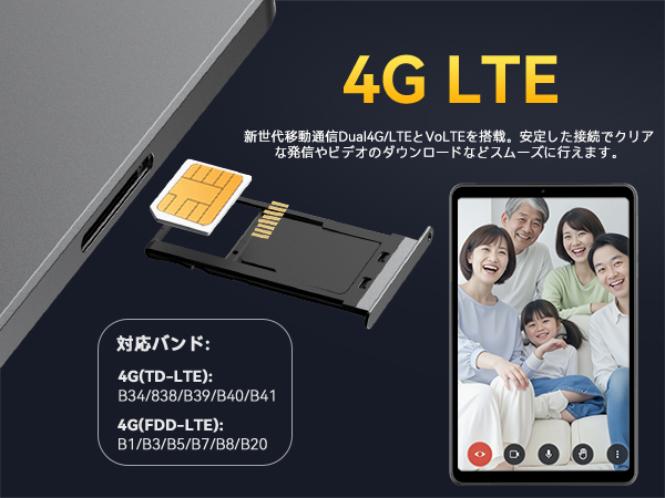 Amazon.co.jp: 【無料専用ケース】Android15 タブレット8インチ sim