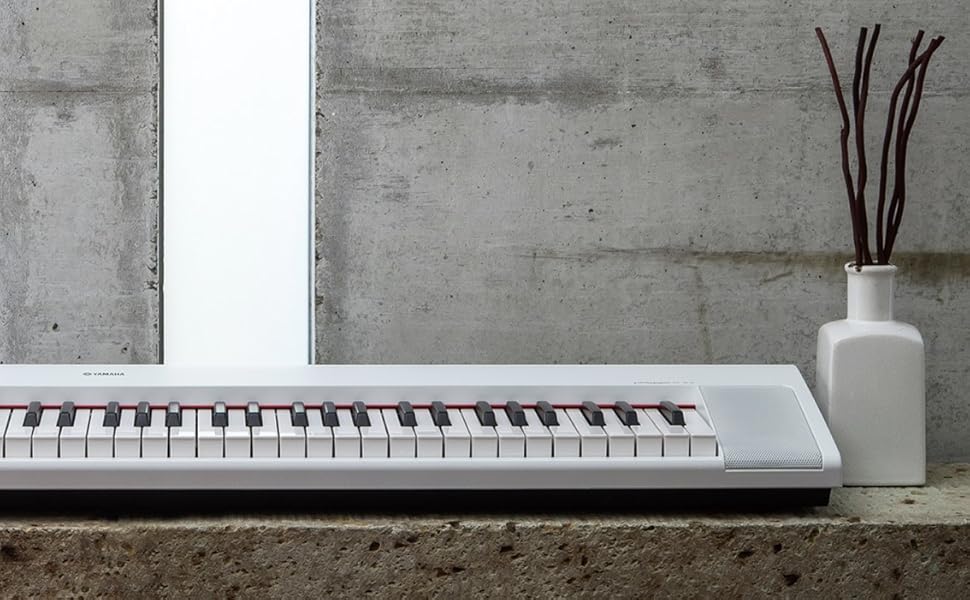 Amazon | ヤマハ YAMAHA 電子キーボード piaggero ホワイト NP-12WH