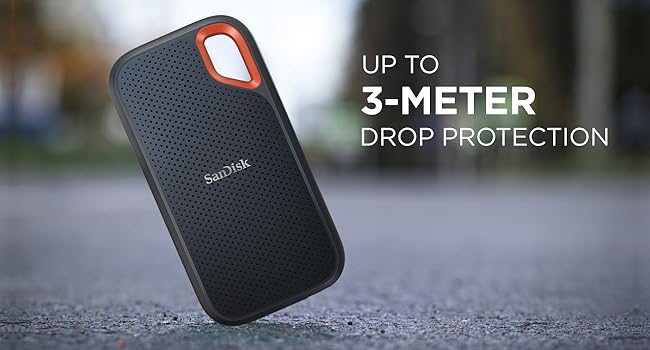 Amazon.com: SanDisk 500GB Extreme Portable SSD - Up to 1050MB/s