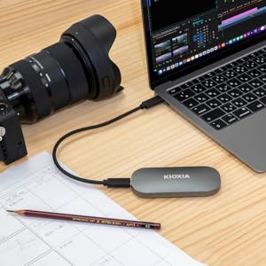 Amazon | キオクシア KIOXIA SSD 外付け 500GB USB3.2 Gen2 最大読出