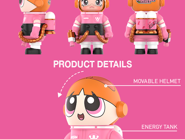 Amazon.com: POP MART MEGA Space Molly 400%+100% The Powerpuff
