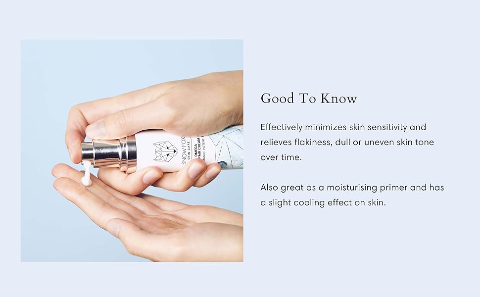 Amazon.com: Snow Fox Omega Repair Cream with Plant-Based Omega-3-6