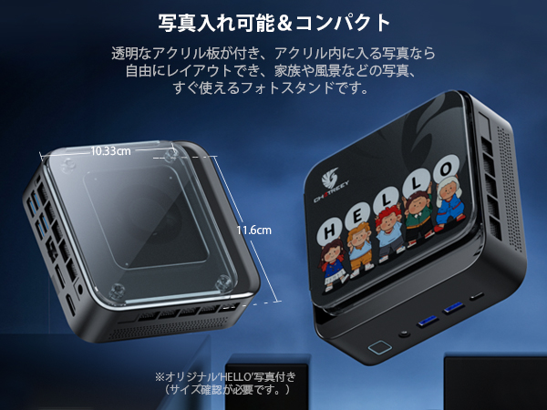 Amazon.co.jp: ミニPC Ryzen 7 7735HS 8コア/16スレッド 最大4.75GHz