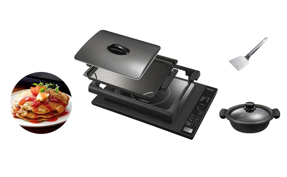 Amazon | パナソニック ホットプレート IH 7段階火力調整 焼肉 ホット