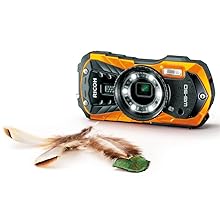 Amazon | RICOH 防水デジタルカメラ RICOH WG-50 オレンジ 防水14m耐