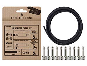 Amazon.co.jp: Free The Tone SL-4SL-NI-55K ソルダーレスケーブル