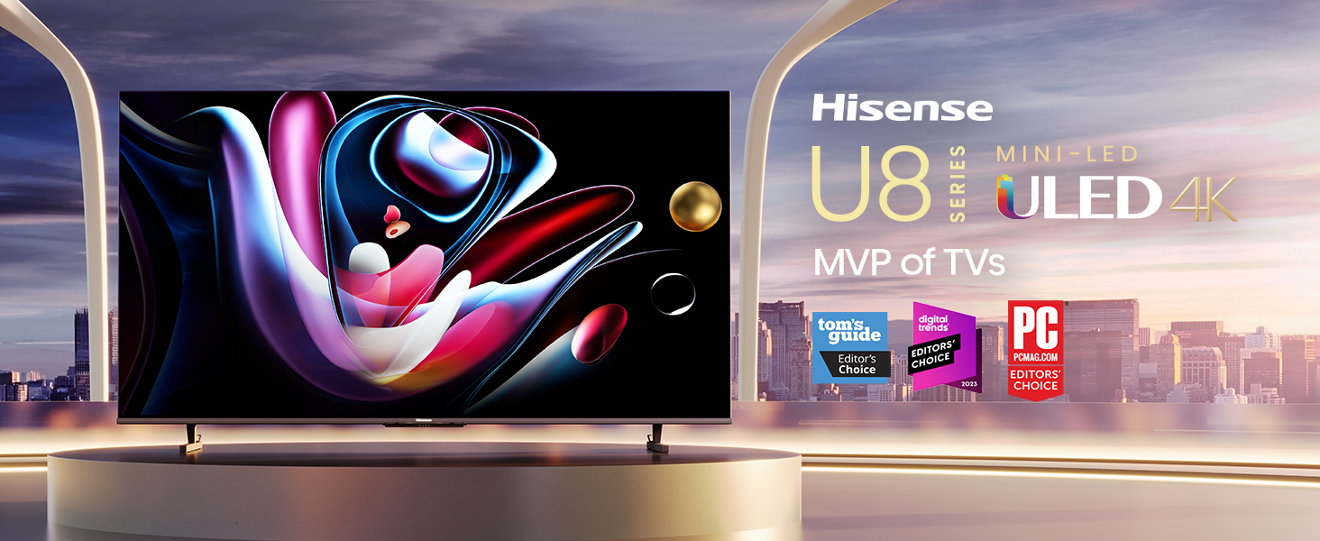 Amazon.com: Hisense 55-Inch Class U8 Series Mini-LED ULED 4K UHD