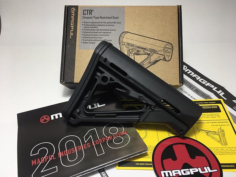 Amazon.co.jp: [実物] MAGPUL(マグプル) CTRストック Mil-Spec (Black