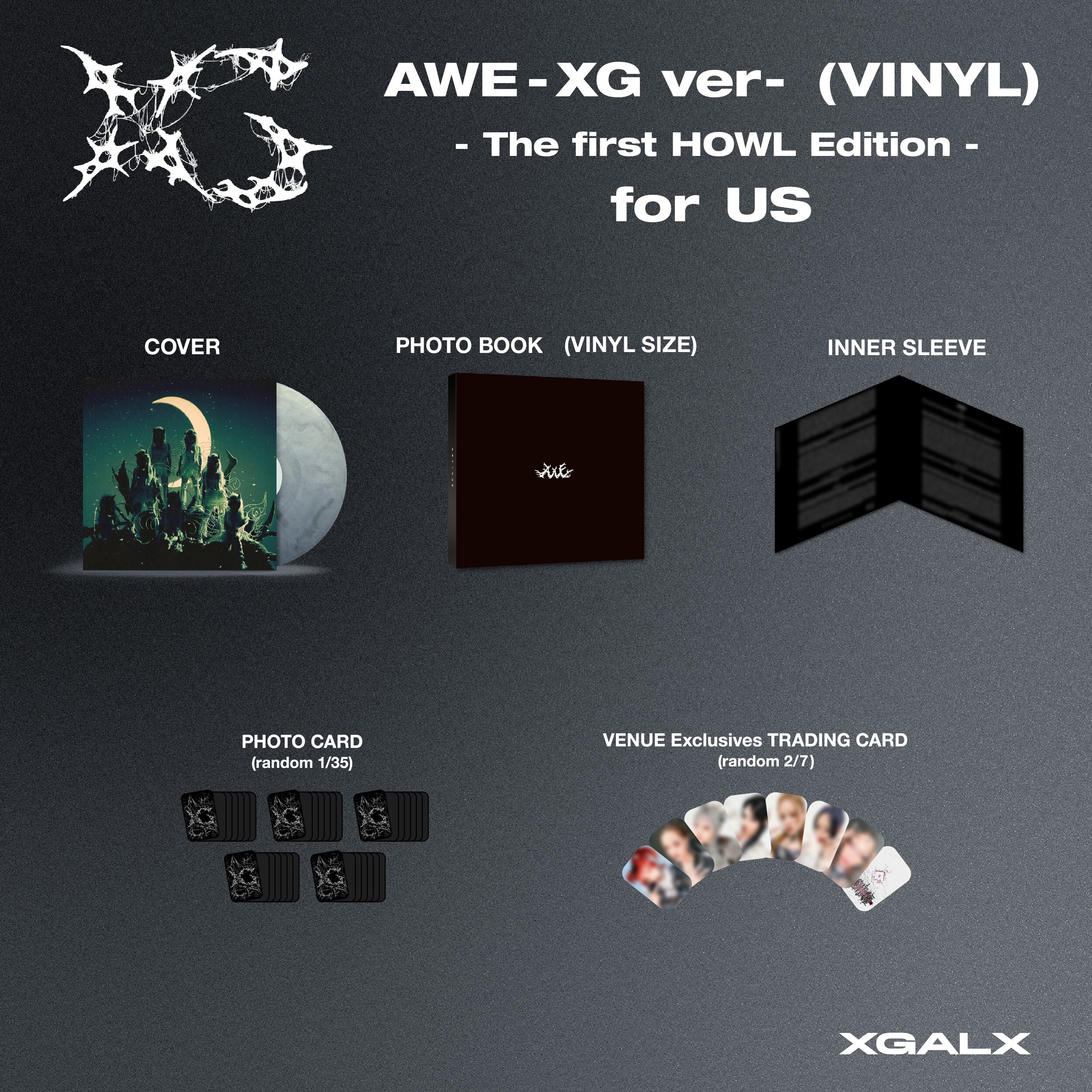 XG 2nd Mini Album 'AWE' US TOUR LIMITED VINYLがXG OFFICIAL US SHOP
