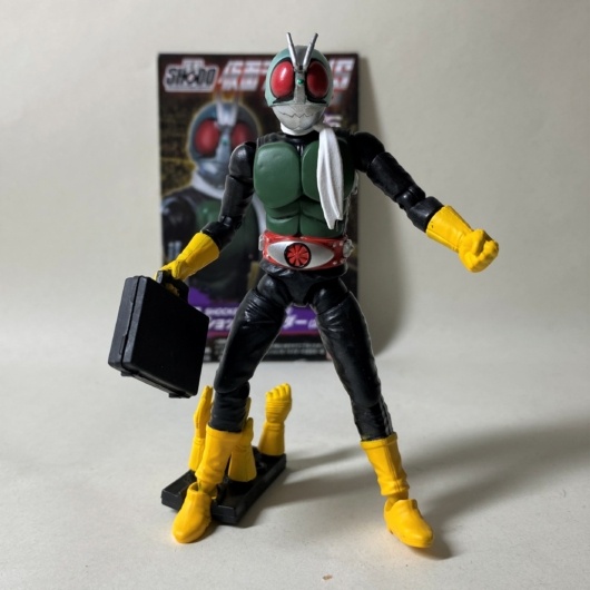 食玩レビュー】SHODO 仮面ライダーVS「ショッカーライダー2号」を開封
