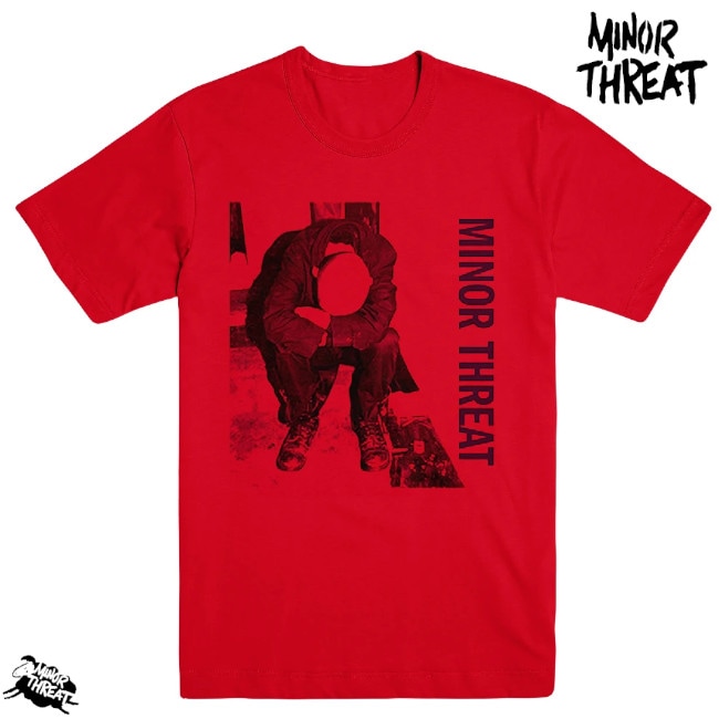 Minor Threat / マイナー・スレット - LP Tシャツ(レッド) | Tシャツ