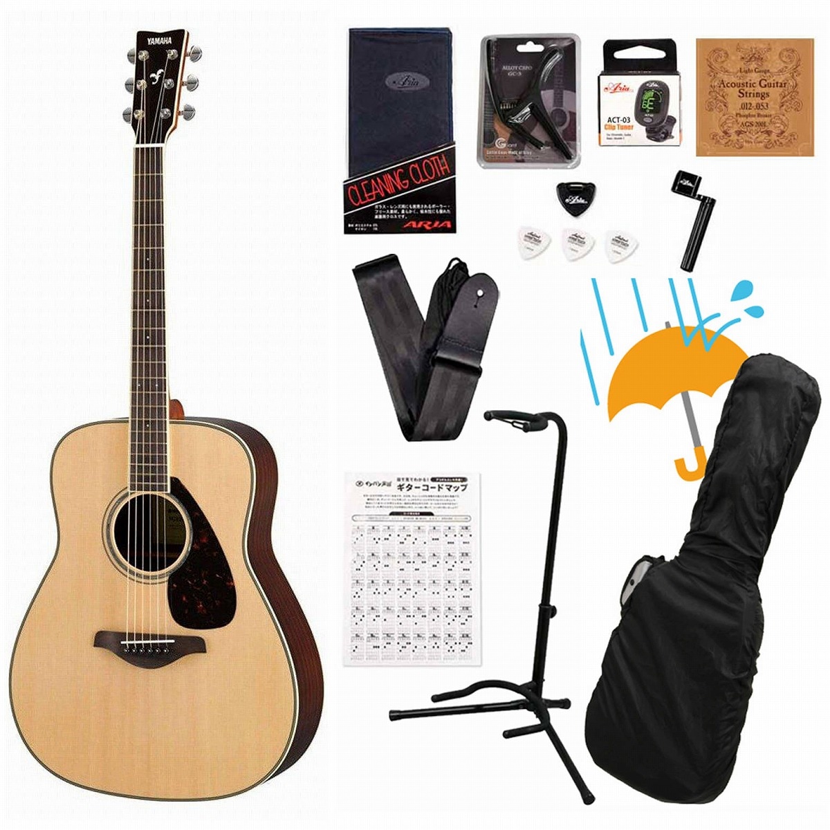 YAMAHA / FG830 Natural (NT) 【単板Top】 ヤマハ アコースティック