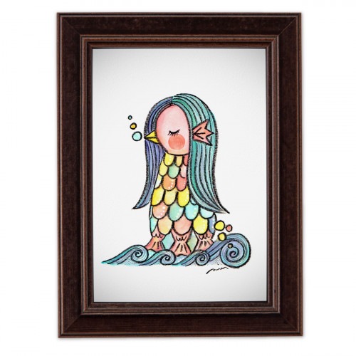 黄龍」額付き 波動絵 開運絵画 手描き 幸運 金運 仕事運 才能開花 黄龍