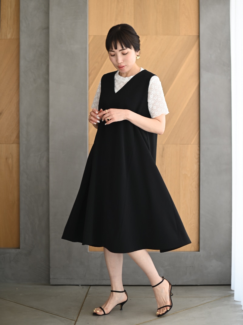 ダブルクロスVワンピース | Onepiece,ノースリーブ | | TREFLE＋1