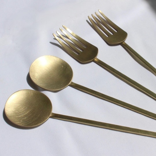 真鍮カトラリーシリーズ スッカラ / iron｜KUMIJI DESIGN｜z／a