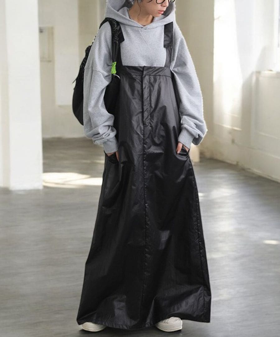 パールタフタ ジャンパースカート ワンピース レディース 送料無料