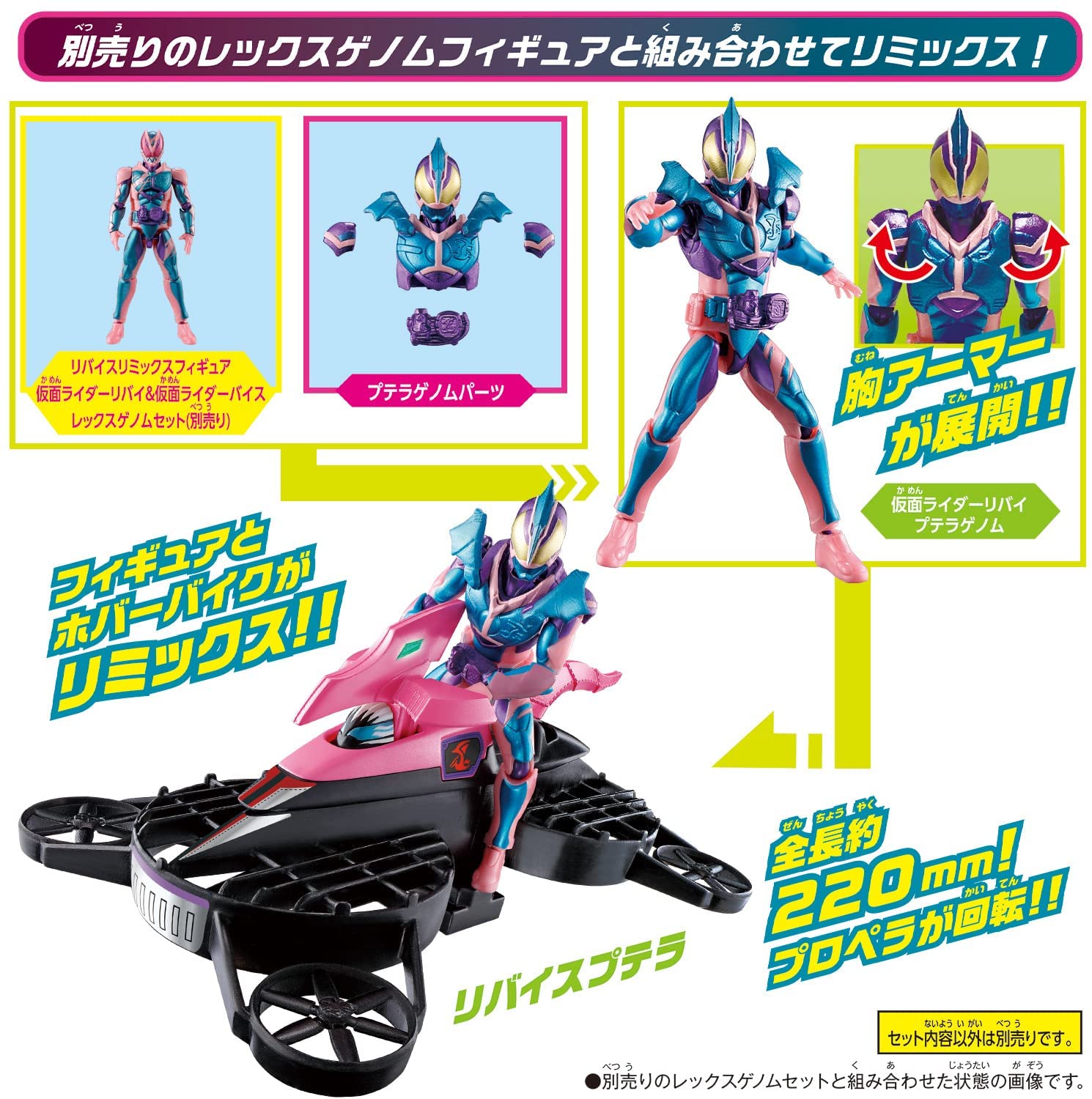 リバイスリミックスフィギュア プテラゲノム＆ジャッカルゲノムセット