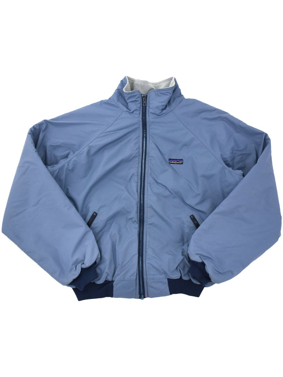 80's パタゴニア シェルドシンチラジャケット ブルーグレー 表記(L